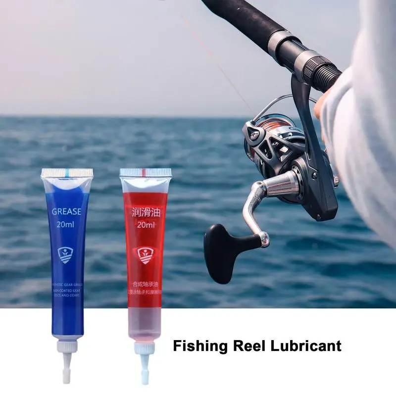 Набор смазки для рыболовной катушки 2 упаковки противоизносостойкое рыболовное