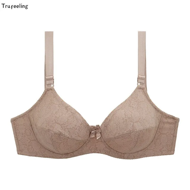 Trufeeling Summer Ultra Thin Bra for Women Plus Size Underwear Full Cup Comfort Lingerie E Cup 38E 40E 42E 44E 46E 48E