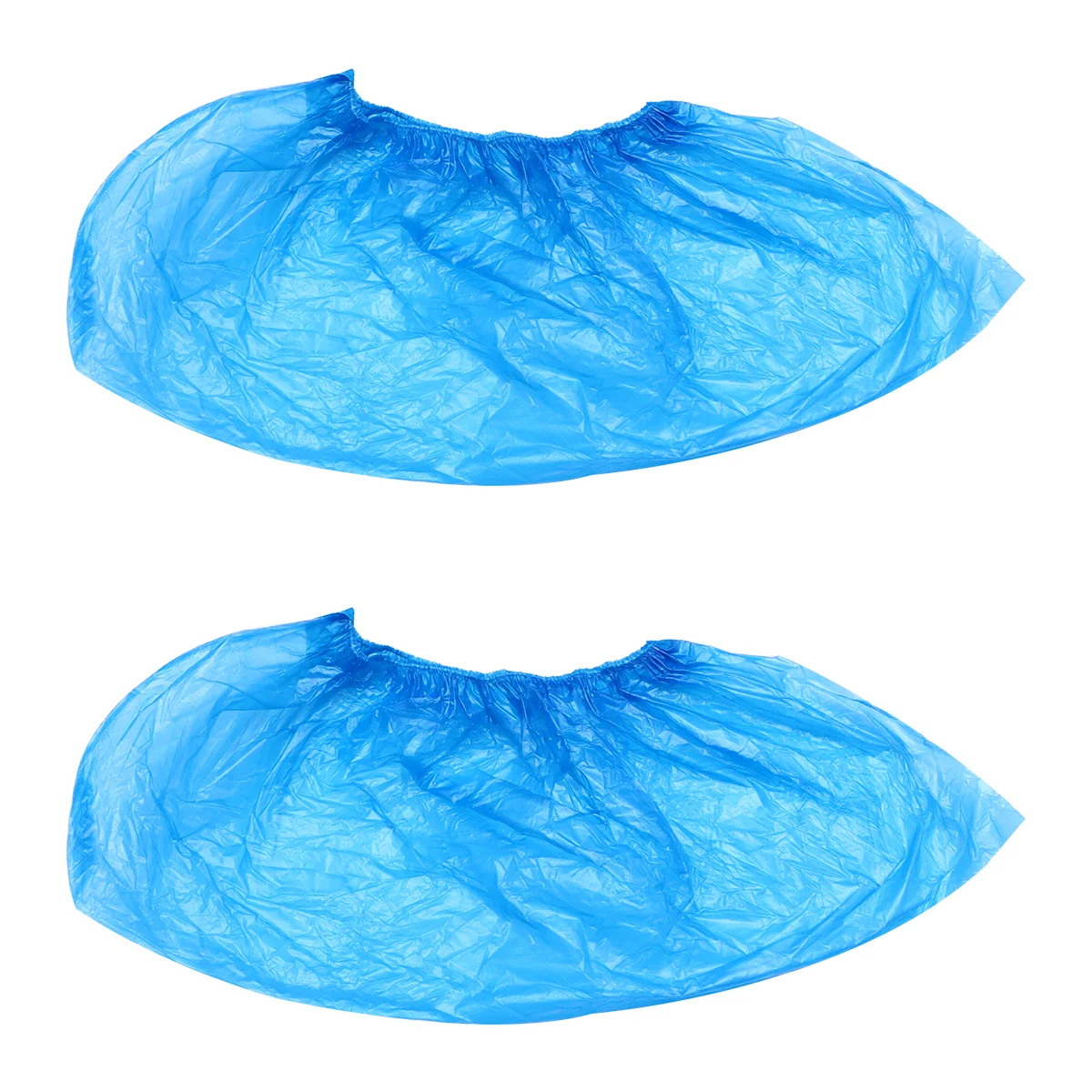 

100 Pcs Waterproof Shoe Covers Plastic Shoes Non- Disposable Protector Home