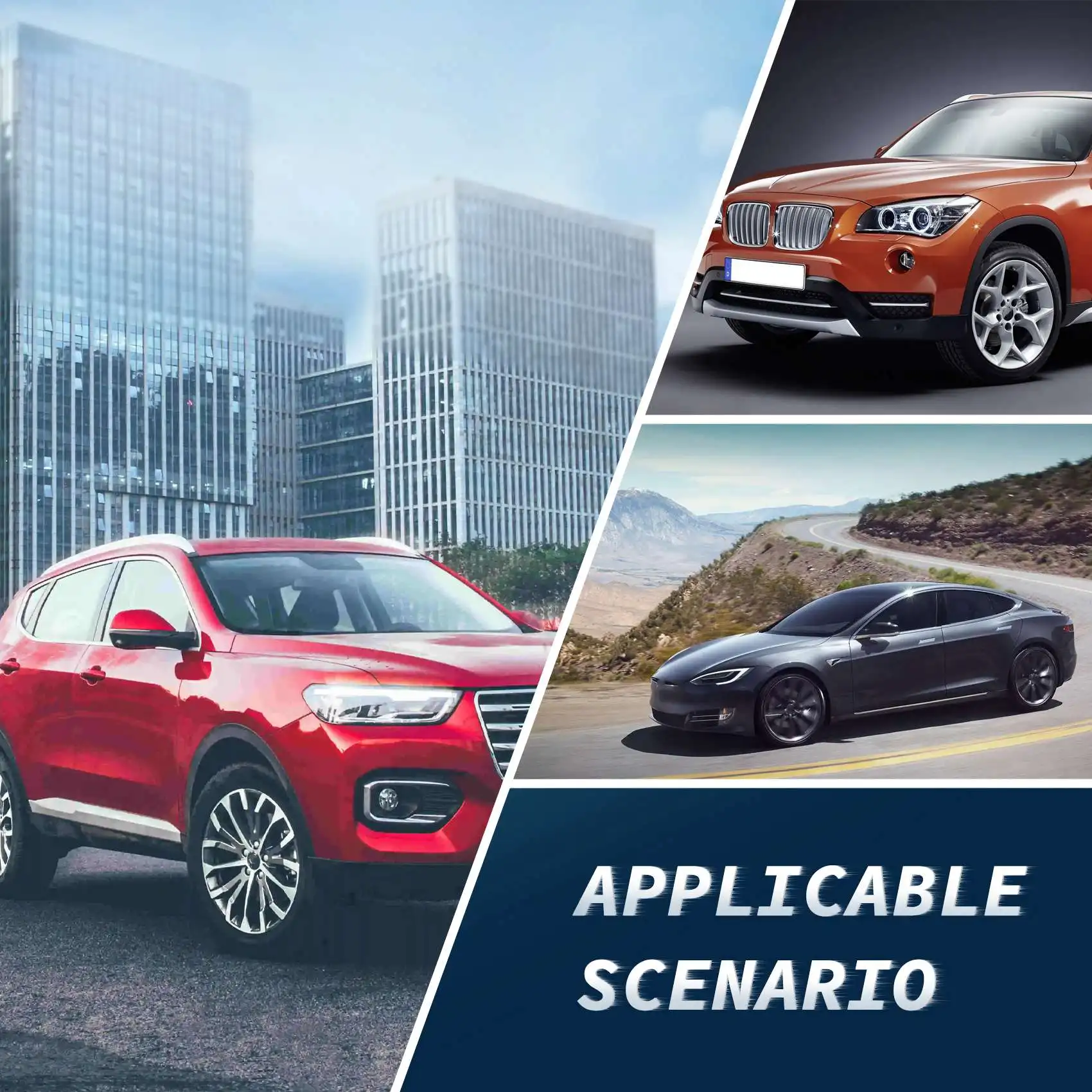 2 шт. квадратные фары дальнего света 48 Вт 6000k