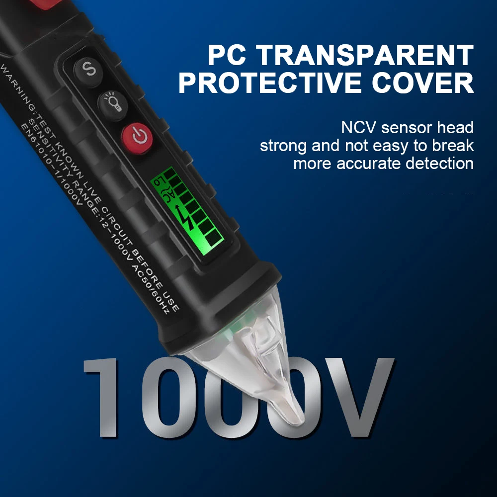 VC1010 Voltage Detector Intelligent Non-contact Tester Pen AC Meter Volt Current Electric Indicator LED Sensor Test |