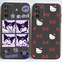 hello kitty kuromi cute phone cases for xiaomi redmi 7 7a 9 9a 9t 8a 8 2021 7 8 pro note 8 9 note 9t coque carcasa