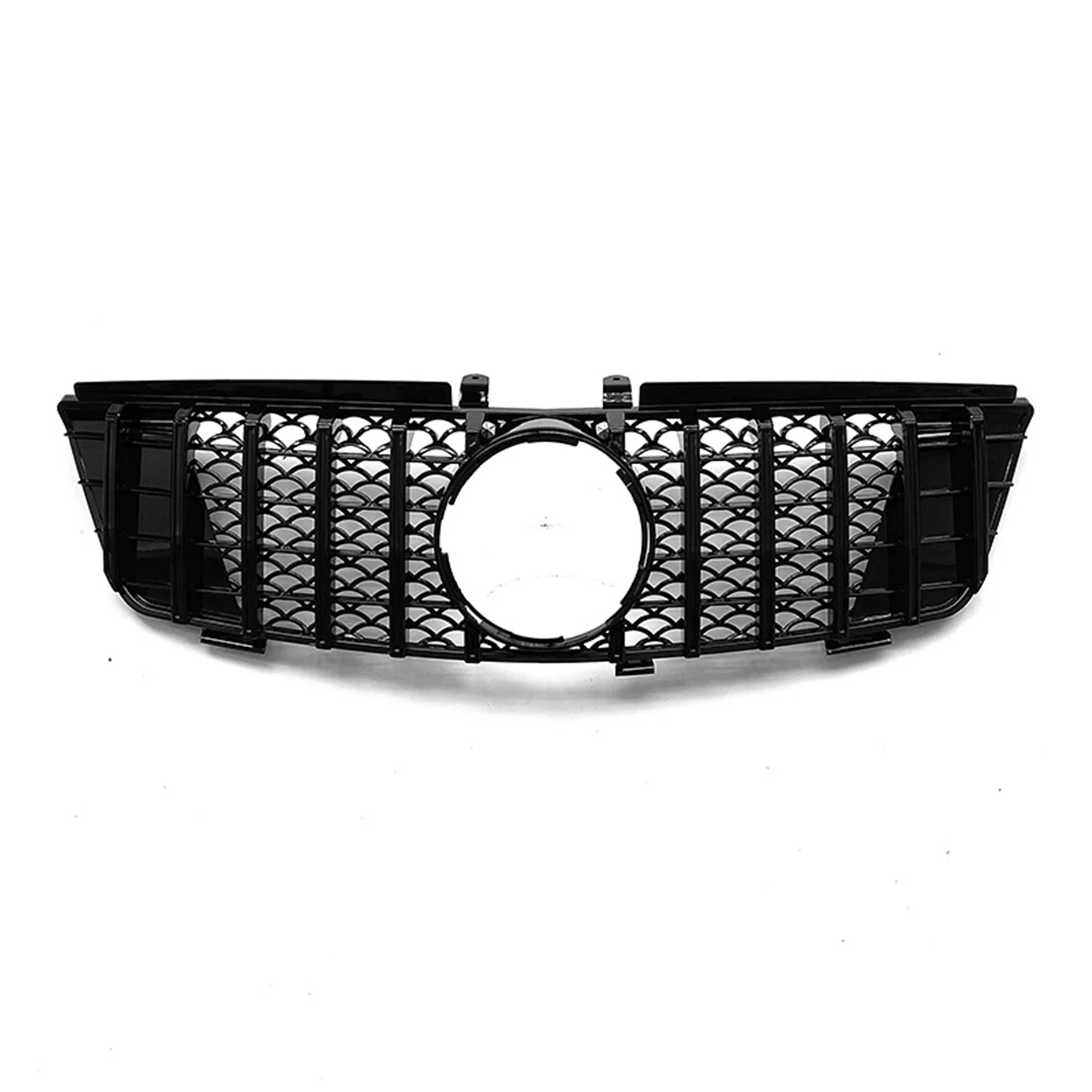 

Передняя решетка автомобиля, гоночные решетки для Mercedes-Benz ML Class W164 2005-2008 GT, комплект верхнего бампера автомобиля, стандартная сетка