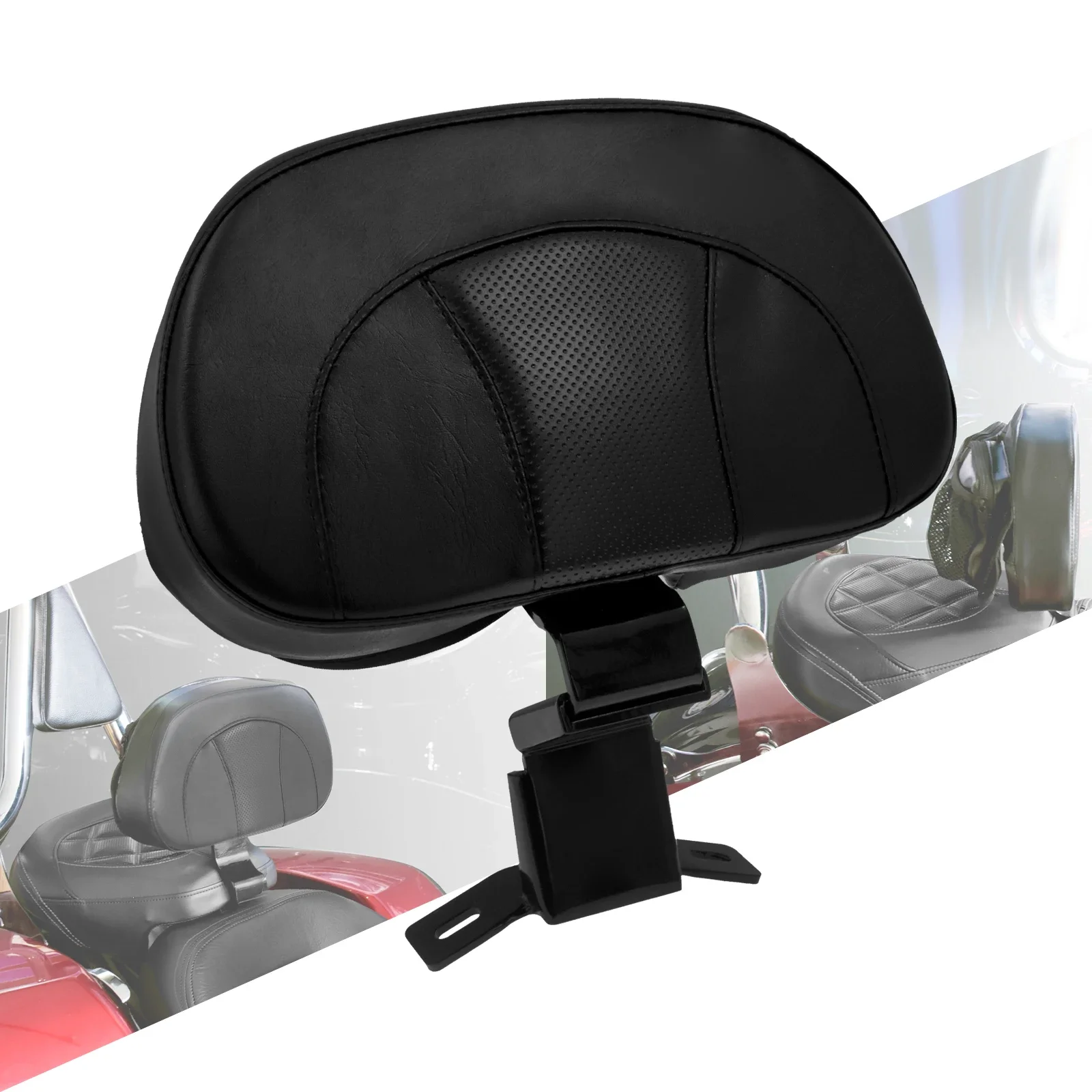 

Черный Передний всадник для мотоциклетного водителя, крепление на спинку для Harley Touring Electra Street Road Glide CVO Limited flhtliebe 2009-2022