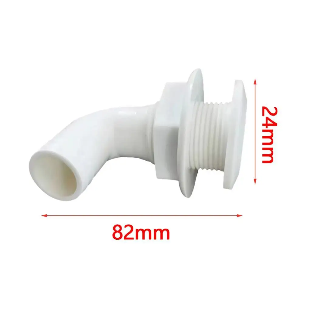 90-градусный сквозной фитинг корпуса из полипропилена для стабильной