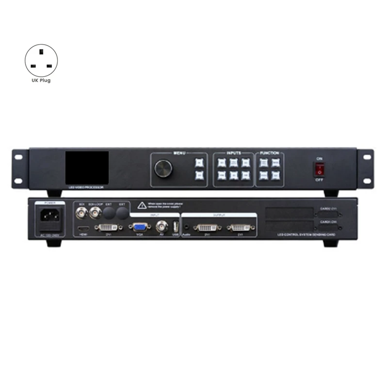 Видеопроцессор Φ Sdi интерфейс DVI VGA CV Вход Поддержка Linsn отправка карты