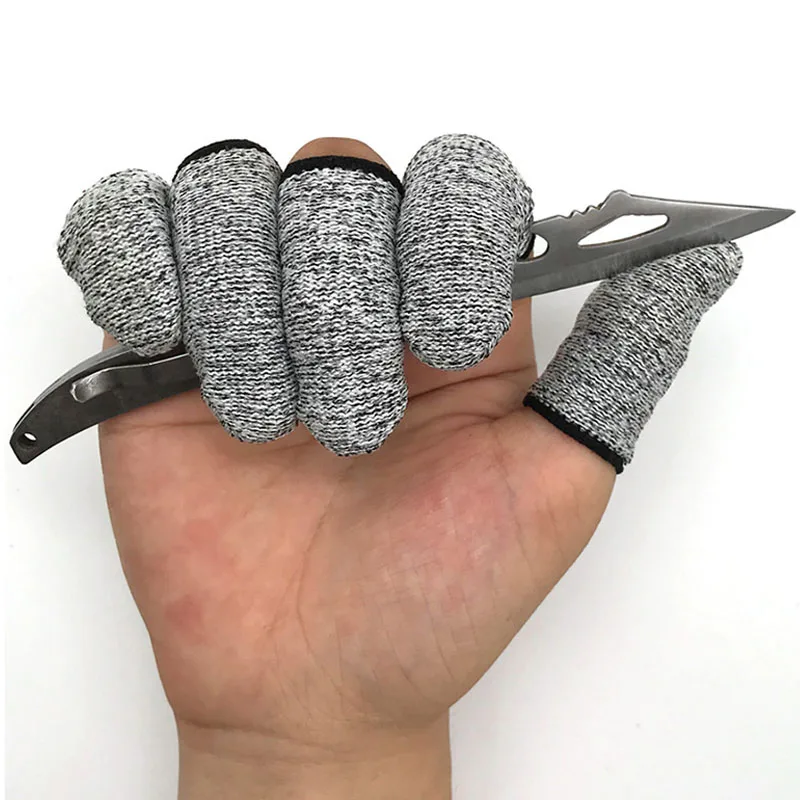 

10Pcs Finger Protector HPPE Anti-cutting Gardening Tool Multipurpose For Household 3Colors Kitchen Accessories