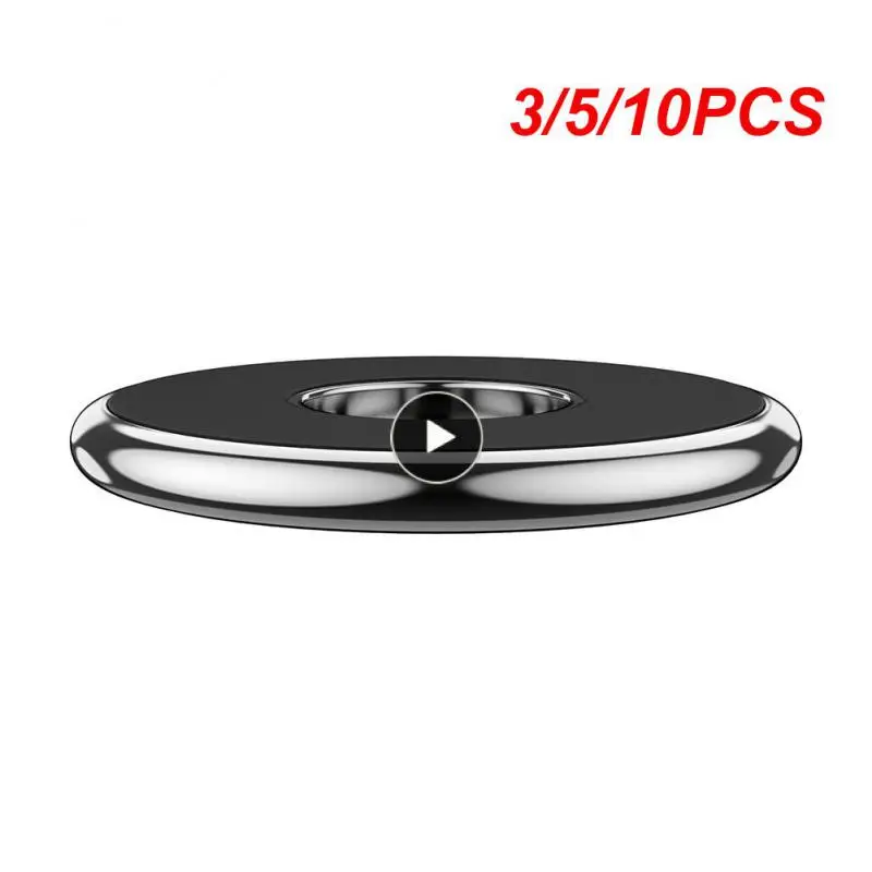 

3/5/10PCS Metal Magnetic Portable Car Phone Holder Durable Cell Phone Stand Universal Car Bracket Car Interior Accessories