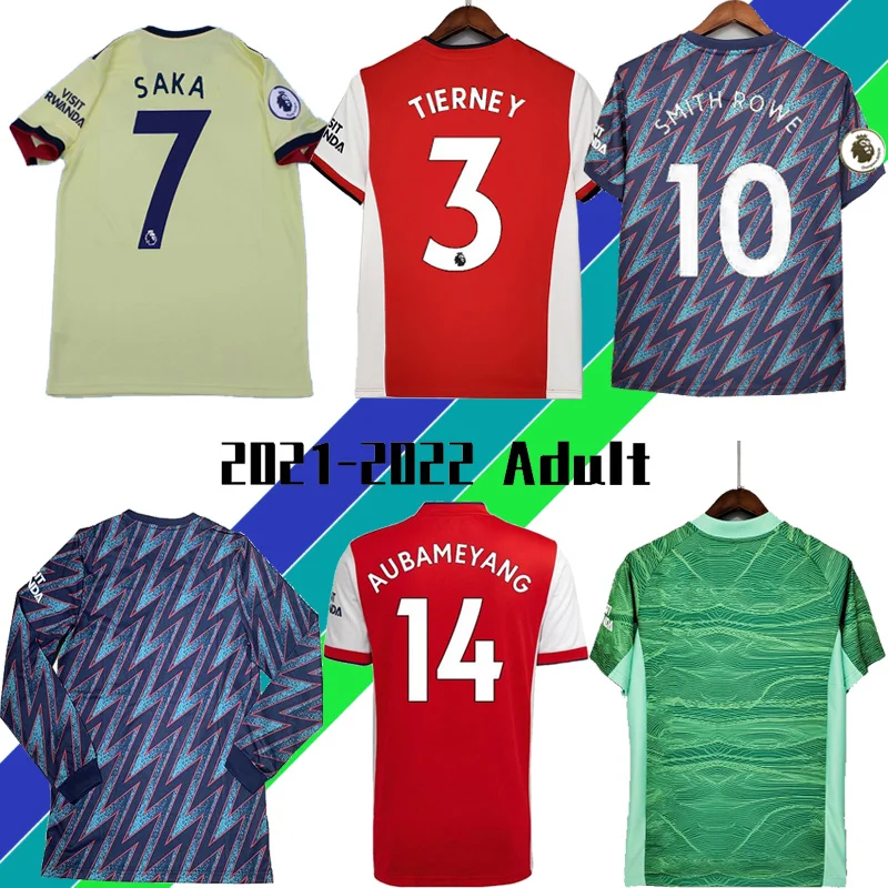 Футболка вратаря 21-22 футболка для взрослых AUBAMEYANG SAKA 2022 индивидуальные арсеналы