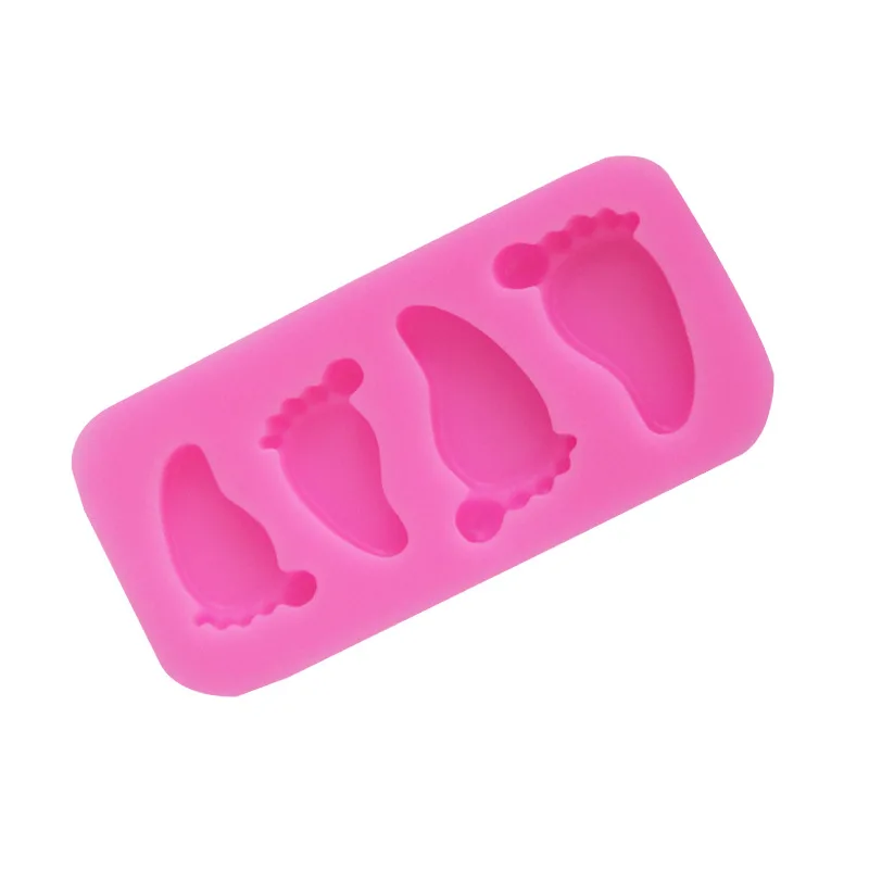 

3D Foot Baby Mini Foot Silicone Mold Soft Ceramic Chocolate Decoration Mold