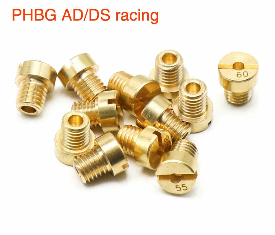 

12pcs Carburetor Main Jet #75/78/80/82/85/88/90/92/95/98/100/102 For Dellorto PHBG AD/DS Racing Carburetor Accessories