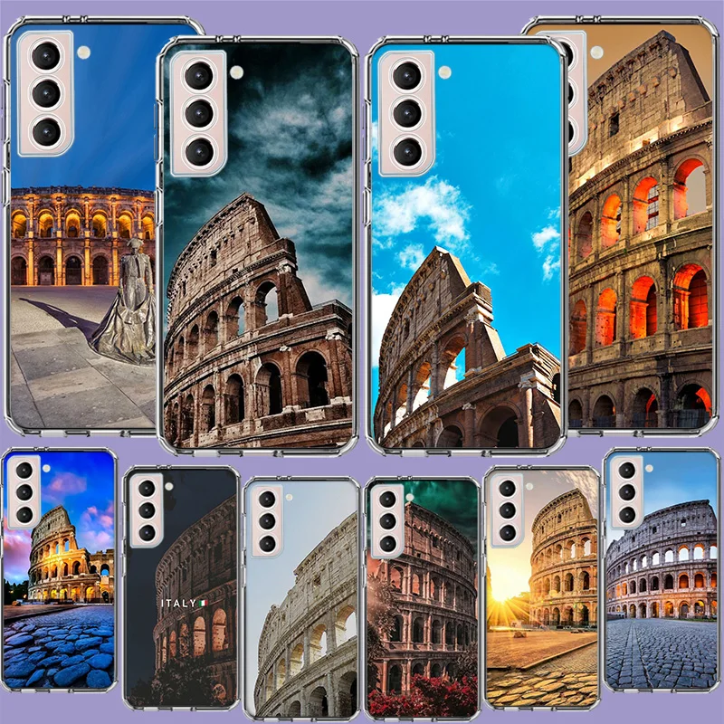 Чехол для телефона Colosseum Rome Italy Samsung A04S A15 A25 A35 A55 A05S Galaxy S25 S24 FE Note 20 Ultra 10 Lite 9 8 M12 M51 M30S M