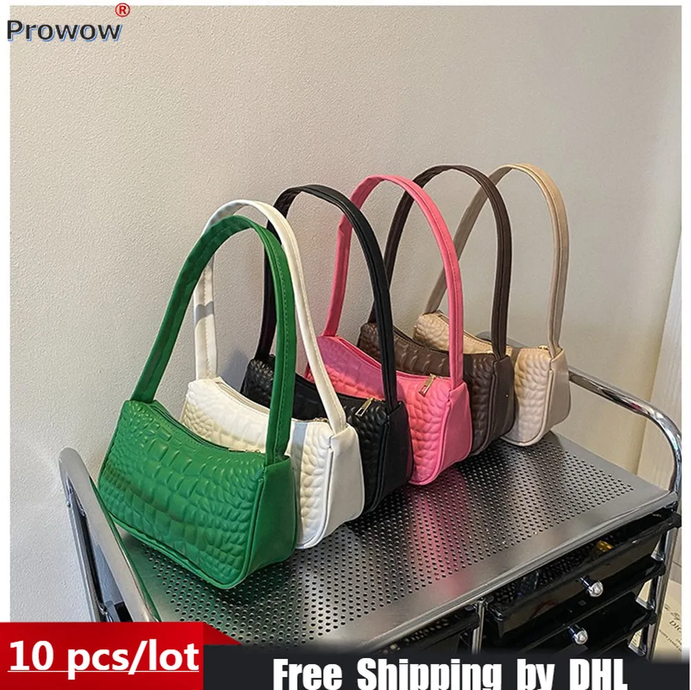 2022 New Trend Women Underarm Bag Fashion All-match PU Handbag Casual The Row Bolsos Young Style Femme Purse Wholesale Bulk 8219