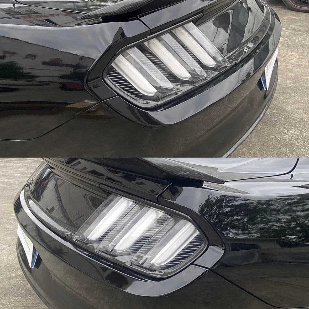 100% настоящий задний фонарь из углеродного волокна крышка заднего фонаря Bazel