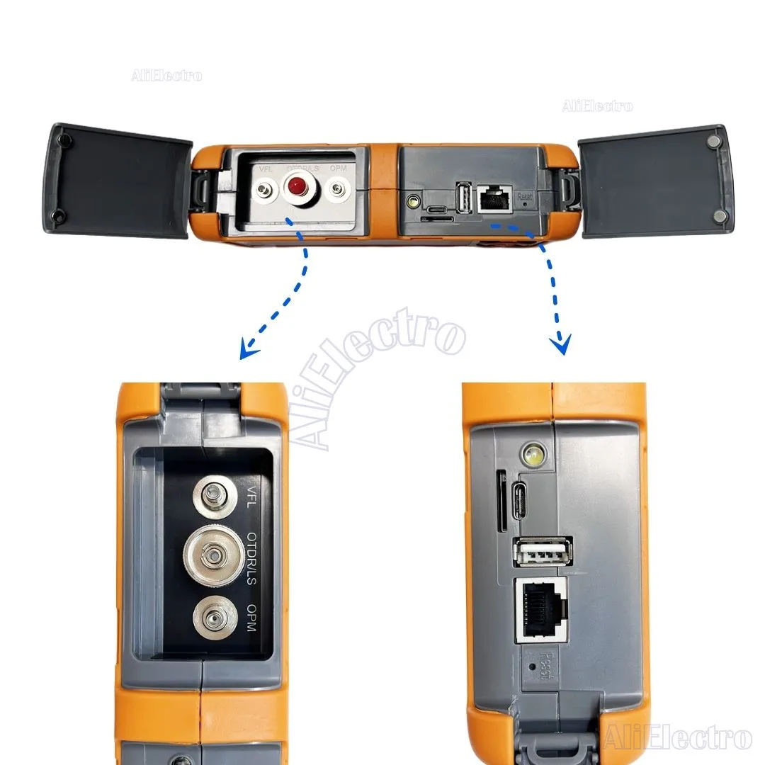 Мини-OTDR 26/24 дБ Многофункциональный активный живой оптоволоконный рефлектометр с