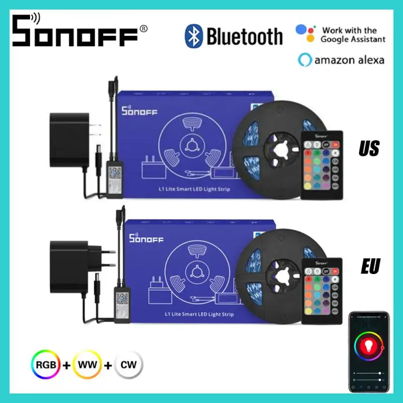 

Умная Светодиодная лента SONOFF L1 Lite с поддержкой Wi-Fi, 5 м