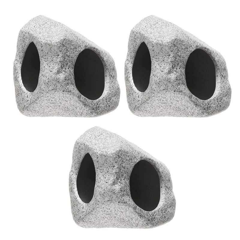 

3X Cave Aquarium Decoration Breeding Shelter Rock Stone Fish Tank Decoration