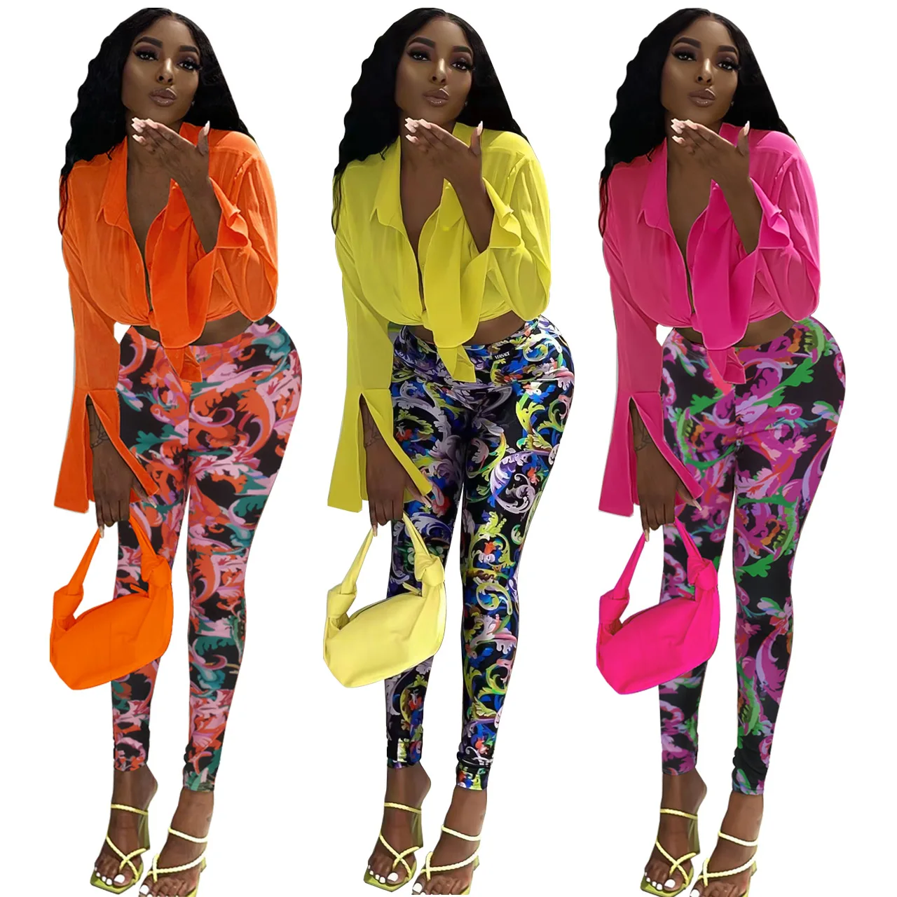 

Two Piece Set Women Tracksuit Fashion 2022 Set Woman 2 Pieces Chic Female Trouser Suits Sexy Party Outfits Festival Clothing