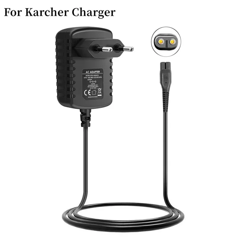 Фото Для Karcher WV 1/2/5/50/55/60/70/75 серии пылесосы для оконного стекла, правила ЕС/США, вилка для оконного пылесоса, портативное зарядное устройство AD №2