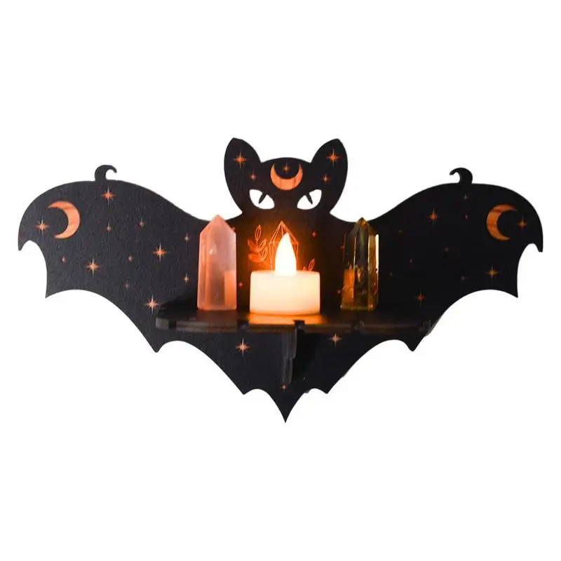

Настенная подставка для свечей в виде летучей мыши