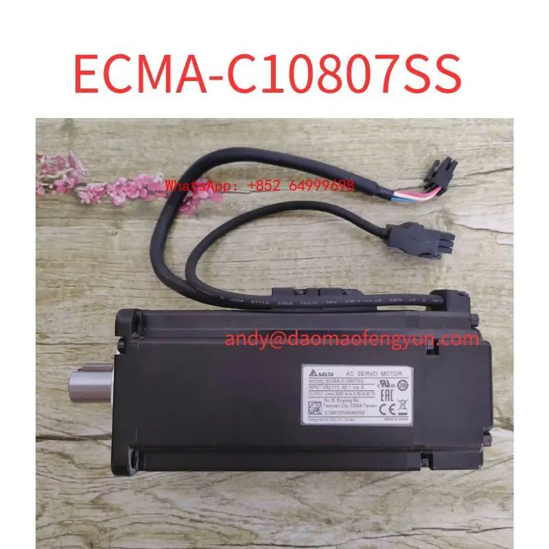 Б/у Серводвигатель ECMA-C10807SS мощность 0 75 кВт тест ОК