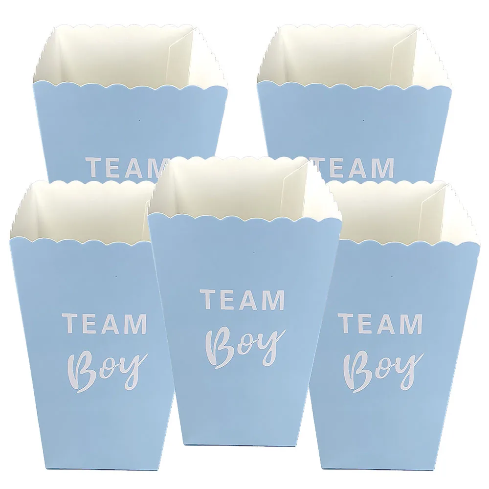 

Бумажные коробки для попкорна с определением пола