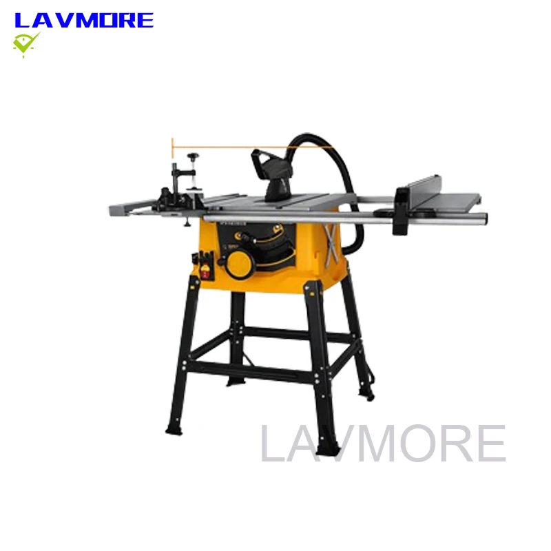Настольная пила 210 мм 8 дюймов для резки дерева без пыли с удлинительным столом