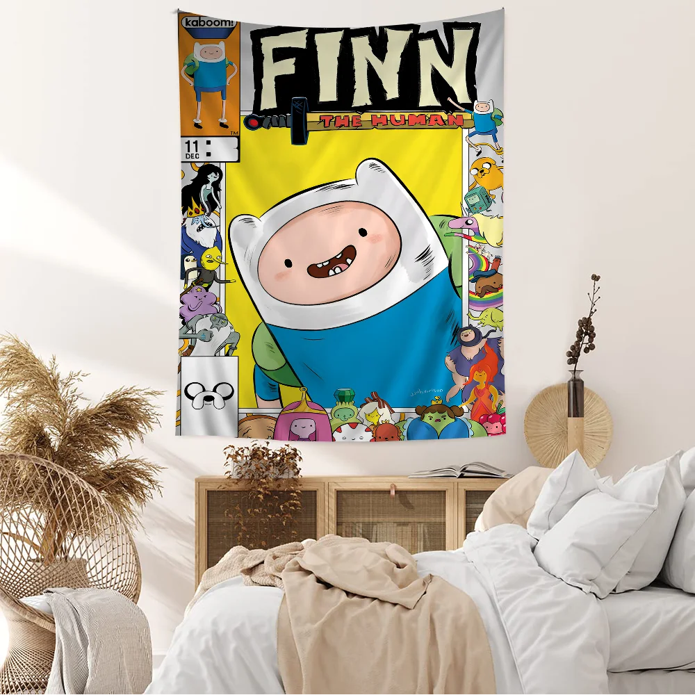 Классический Винтажный Аниме-гобелен A-ADVENTURE T-TIME F-FIONNA A-AND C-CAKE Настенный Декор С