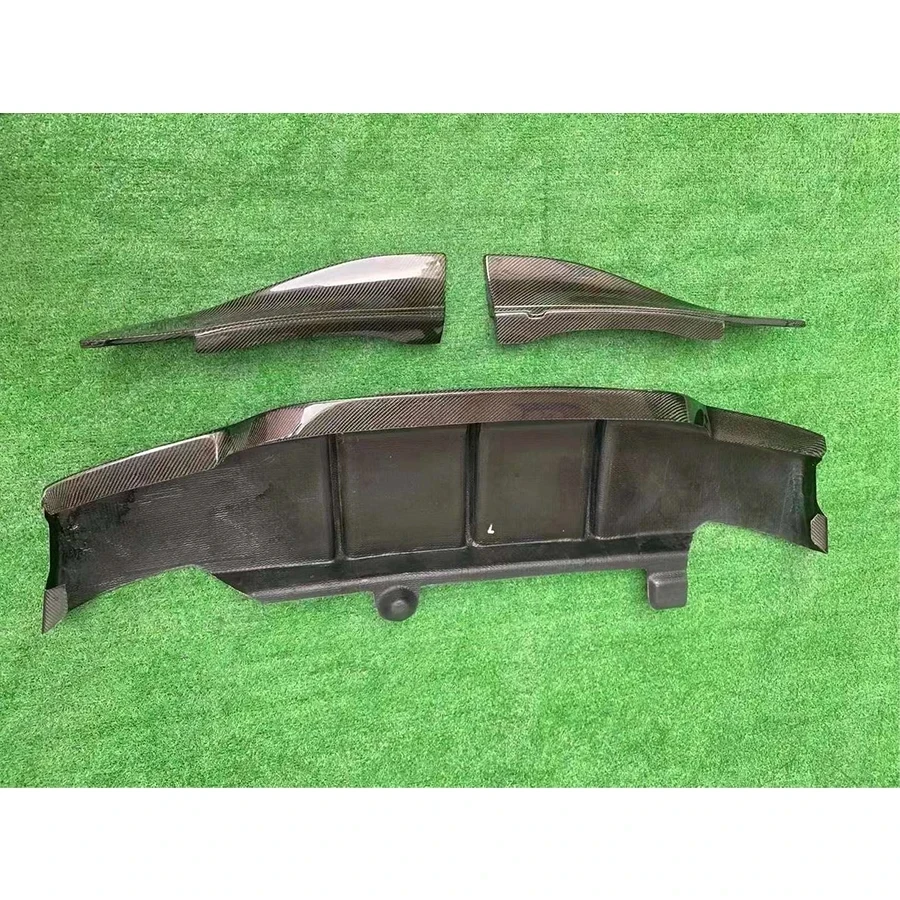 Для Mercedes Benz C Class W205 C63 C43 15-18 двухдверный автомобильный диффузор из углеродного