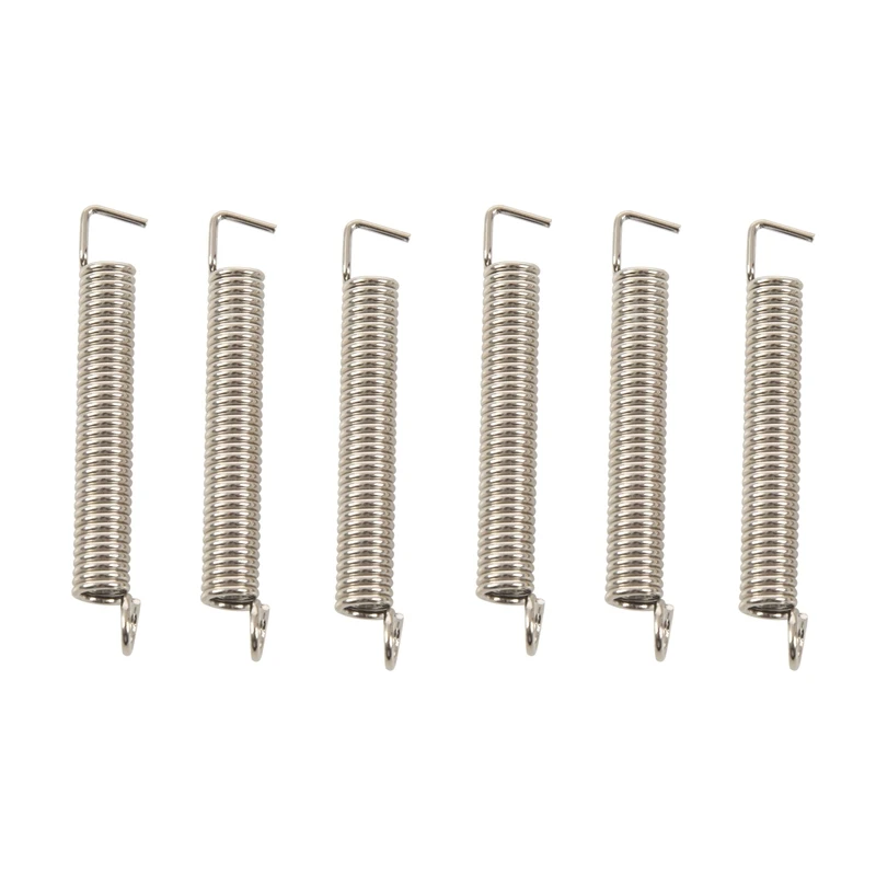 

6 Pieces Steel Guitar Tremolo Bridge Tension Springs For Fenders Strat