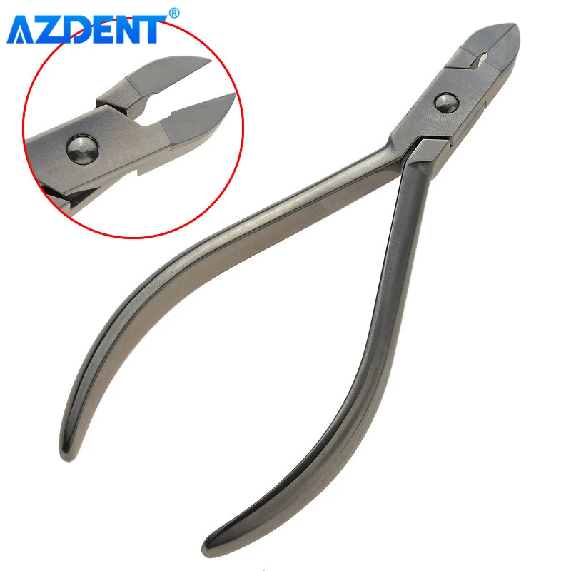 AZDENT Dental Filament Cutting Pliers 0.010-0.018 inch Ligature Arch Wire Cutter Dentistry Tool Instrument