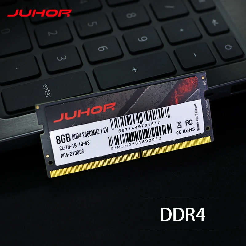 JUHOR Rams DDR3 4g 8g 1600MHz DDR4 8GB 16GB 32GB 2400MHz 2666MHz 3200MHz Notebook Memory  Sodimm Laptop Memoria Ram images - 6