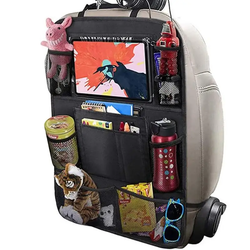 

Seat Back Organizer Car Universal Multi-Pocket Storage Bag Tablet Holder Automobiles Interior Accessory Stowing Tidying Pouch