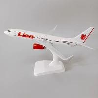 20cm alloy metal air lion boeing 737 800er airlines lion b737 diecast airplane model plane model w base aircraft gifts toys
