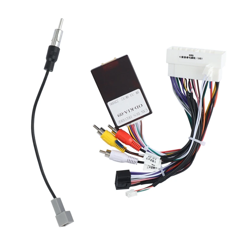 

Car Audio 16PIN Power Cord Adapter Audio Power Harness With Canbus Box For Hyundai KIA Niro 2016-2019