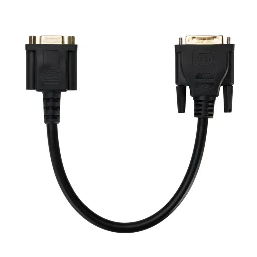 Фото Видеокарта компьютерного хоста dvi-i24+5 к VGA, женский кабель-адаптер монитора, позолоченный адаптер DVI-D24 + 1 №1
