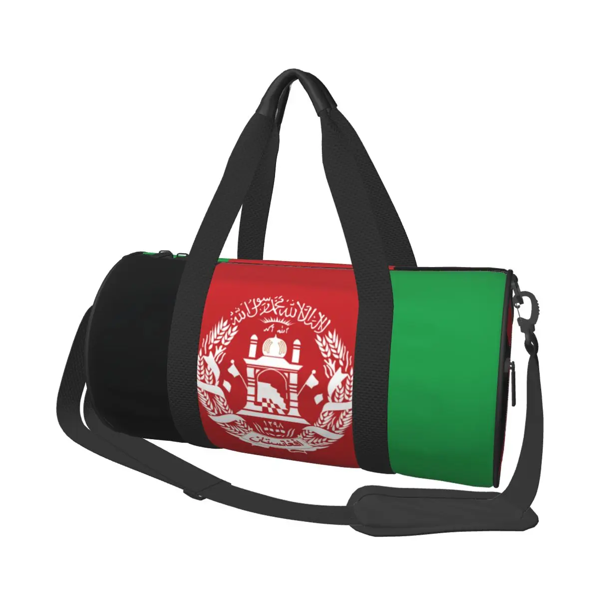 

Travel Bag Duffle Afghanistan Flag Fitness Bag Handbag Bag Luggage Shoulder Bag Zipper Weekend Sport Gym Bag