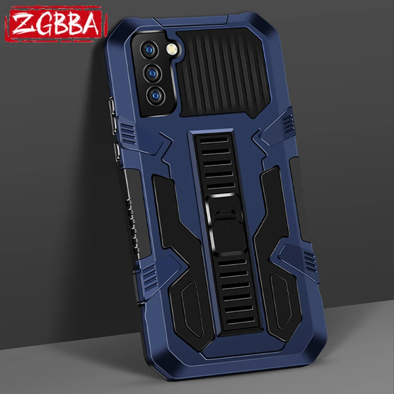 

Luxury Anti-Drop Protection Case For Samsung Galaxy S20 S21 S22 S30 Plus S21 FE S22 Uitra Shockproof Armor Holder Phone Cover