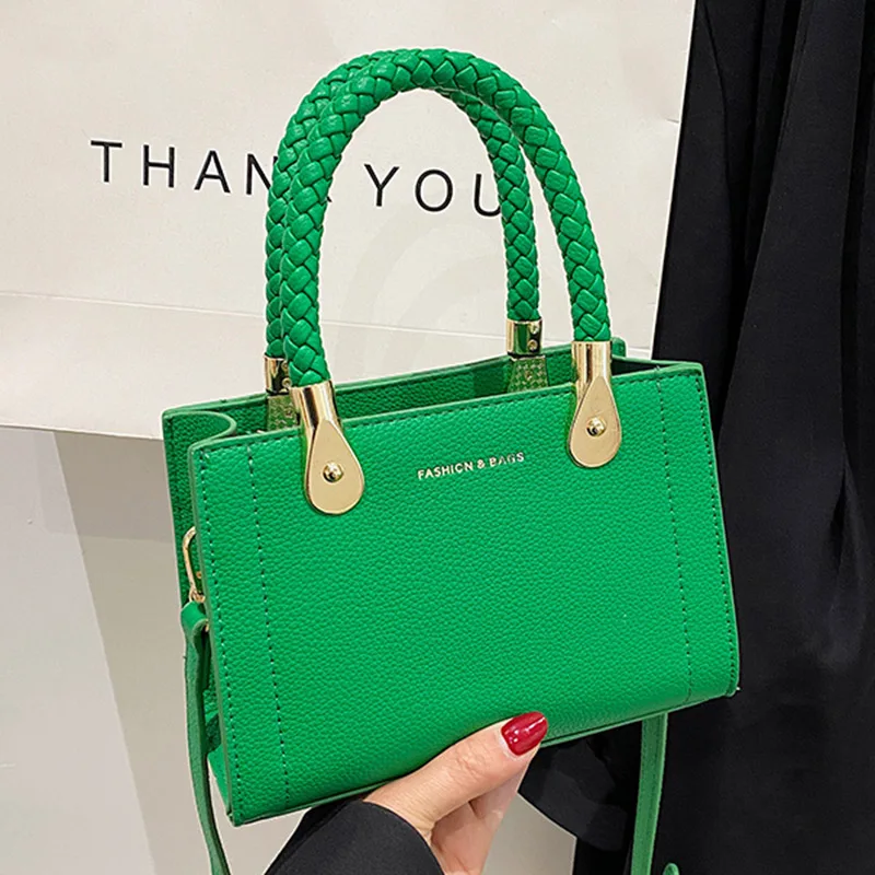 

2022 Elegant Women Pu Leather Handbags and Purses Female Flap Shoulder Bag Clutches Crossbody Bags Luxury Designer Brand Totes