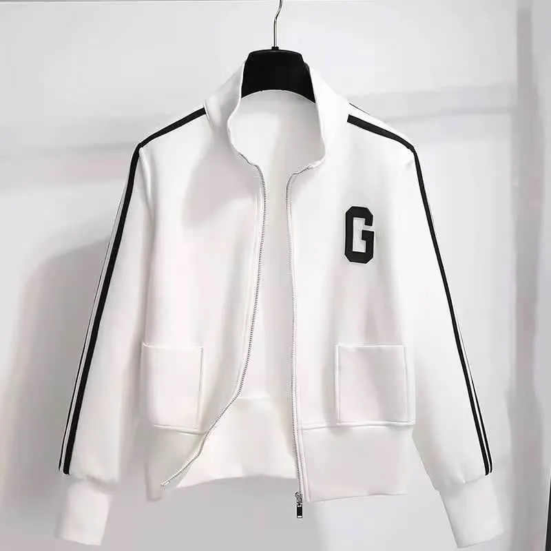 

Women Golf Wear hoodie Spring 2023 new sweater Korean Fashion Golf Clothing zipper loose pocket casual Ladies Golf Coats top
