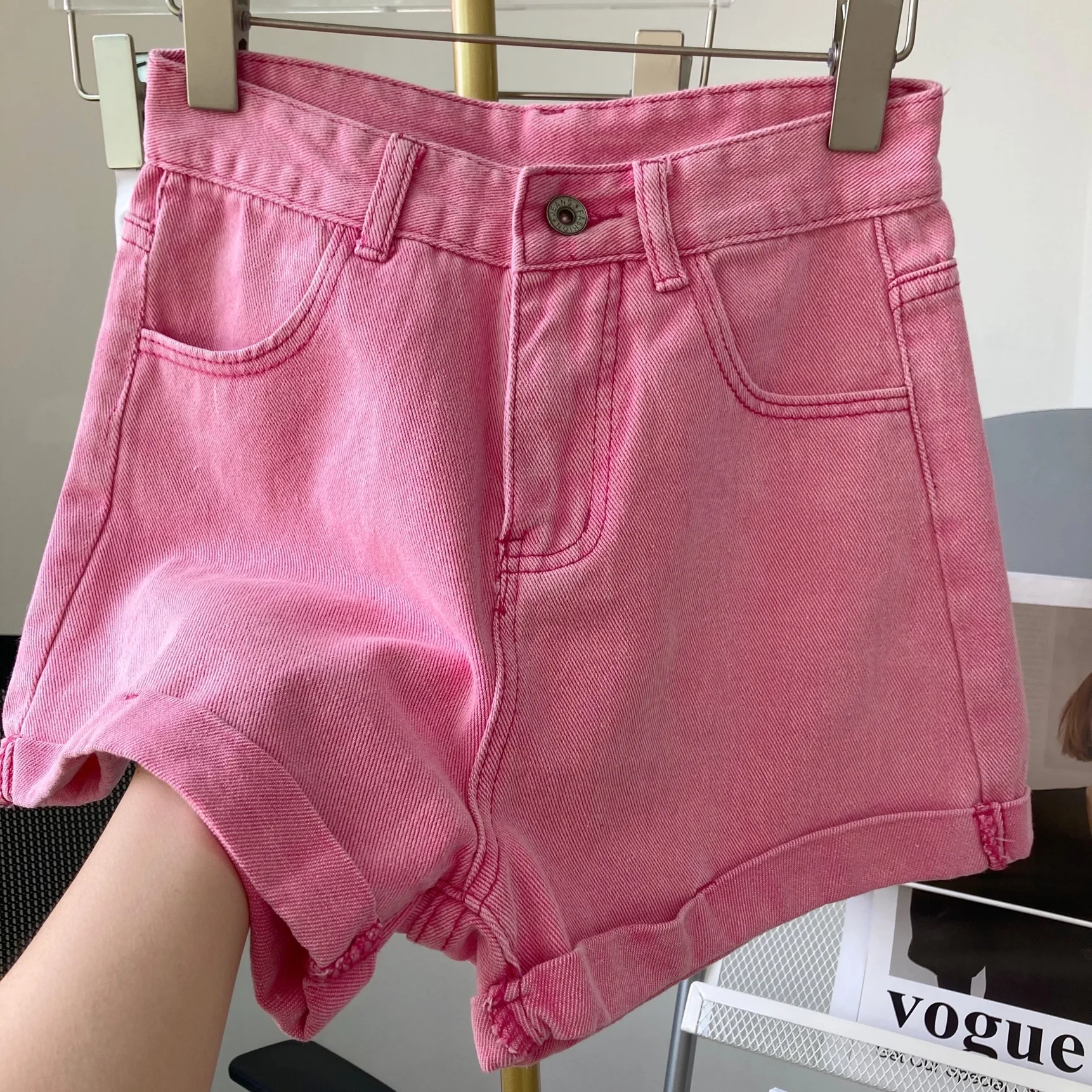 Shorts Women Denim Vintage Summer Basic Simple All-match Hot Sale High Waist Leisure Ladies Streetwear Chic Classic Ins
