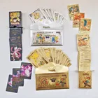 Новинка 2022, карты Pokemon Metal Gold Vmax GX Energy Card Charizard Pikachu, редкая коллекция, Боевая тренировочная карта, детские игрушки, подарок