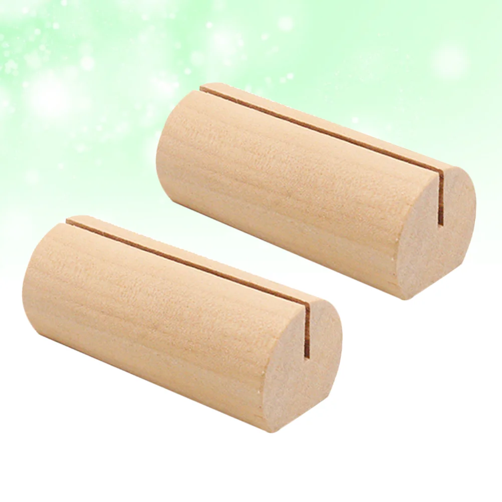 

10 Pcs Business Holder Cylindrical Shaped Picture Holder Memo Holder for Office