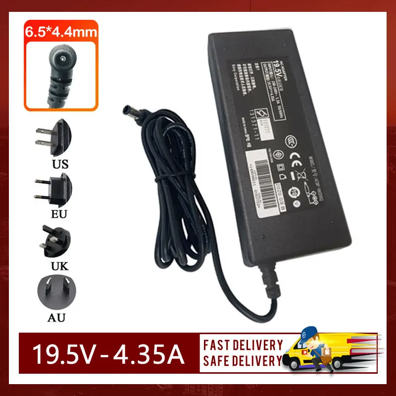 

New 19.5V 4.35A 6.5*4.4MM AC Adapter For Sony ACDP-085N02 LCD TV Power Supply