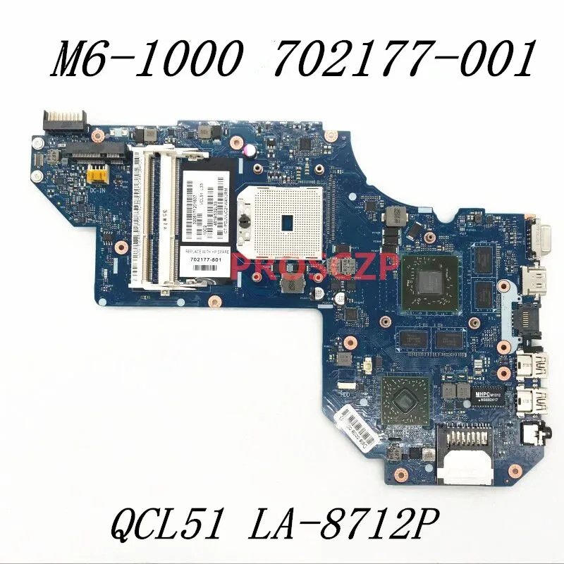 

Материнская плата для ноутбука HP M6 702177-501 702177-001 702177-601