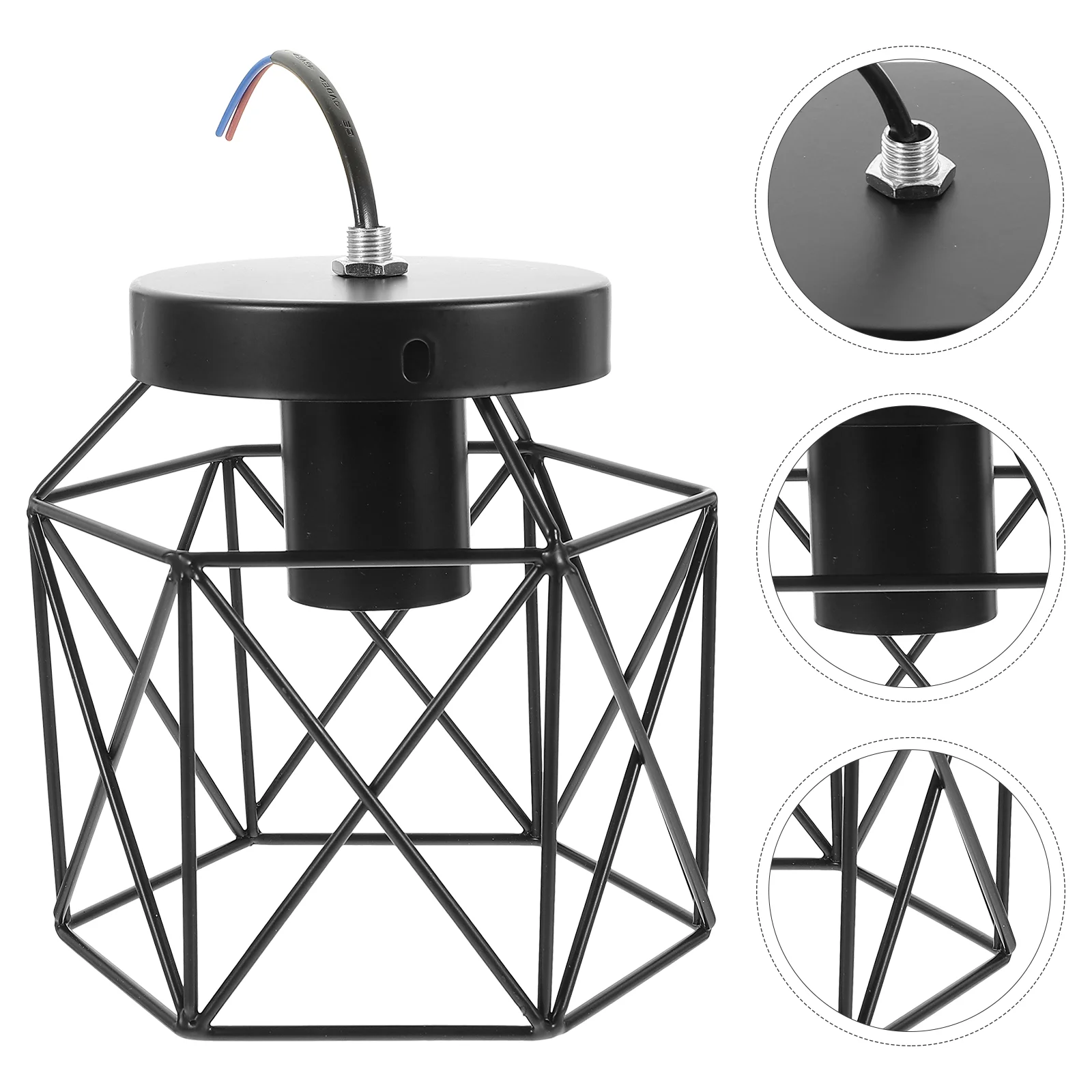 

American Style Ceiling Lamp Indoor Industrial Scene Light Mini Chandelier Household Porch Hanging Iron Fixtures