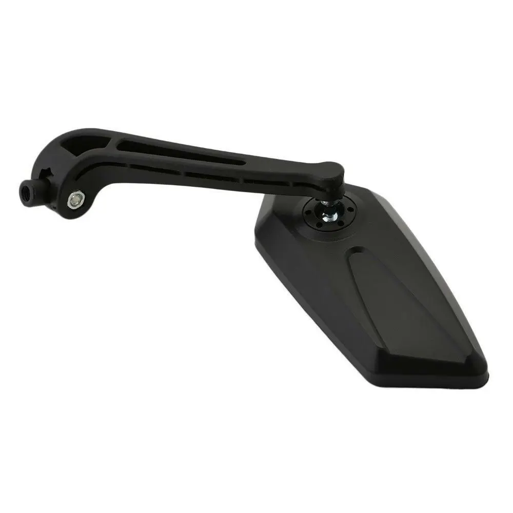 

1 Pair Black Motorcycle Rearview Side Mirrors Custom Fit for Kawasaki Honda Yamaha