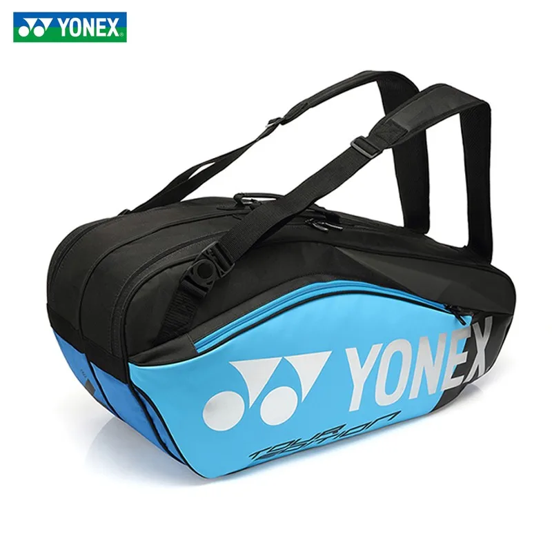 YONEX Tour Edition PU Large Tennis Bag With Shoes Compartment For Women Men Waterproof Max For 8 Rackets Badminton Racquet Bag
