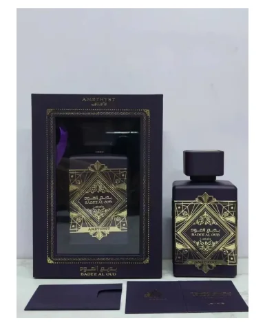 

New Lattafa Perfumes Badee Al Oud Amethyst Fragrance 100ml Men Women Eau De Parfum 3.4oz Long lasting Good Smell Cologne Spray
