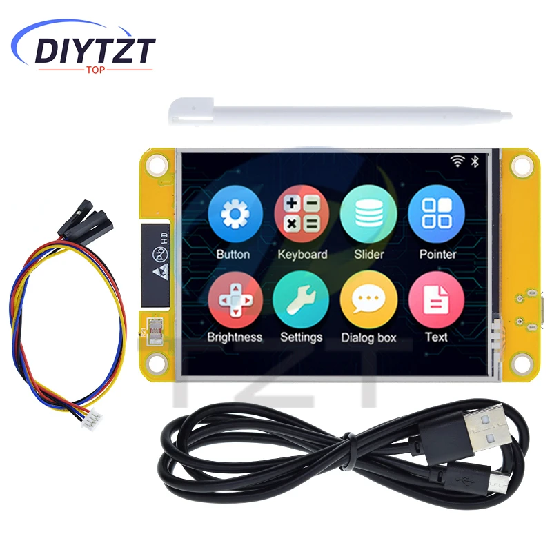DIYTZT ESP32 LVGL WIFI и Bluetooth макетная плата 2 8-дюймовый ЖК-модуль TFT 240*320 умный экран с